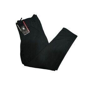 Spyder Active Workout pants Mens XL Black Performance athletic gear NEW MSRP $88